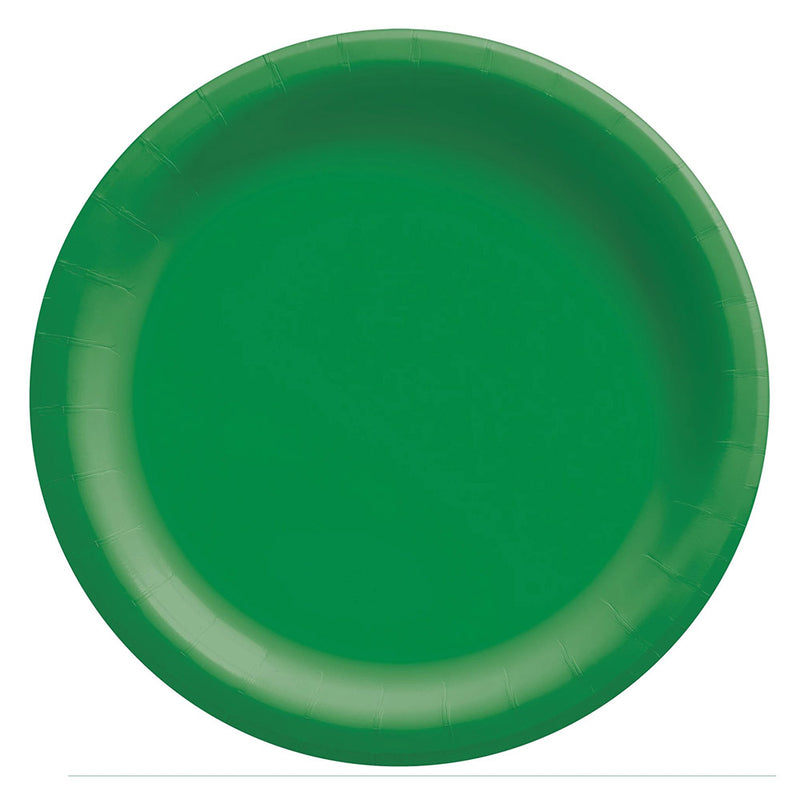 Round Paper Plates Festive Green 10" (20 PACK)