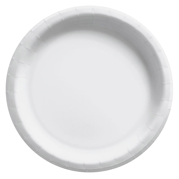 Round Paper Plates White 10" (20 PACK)
