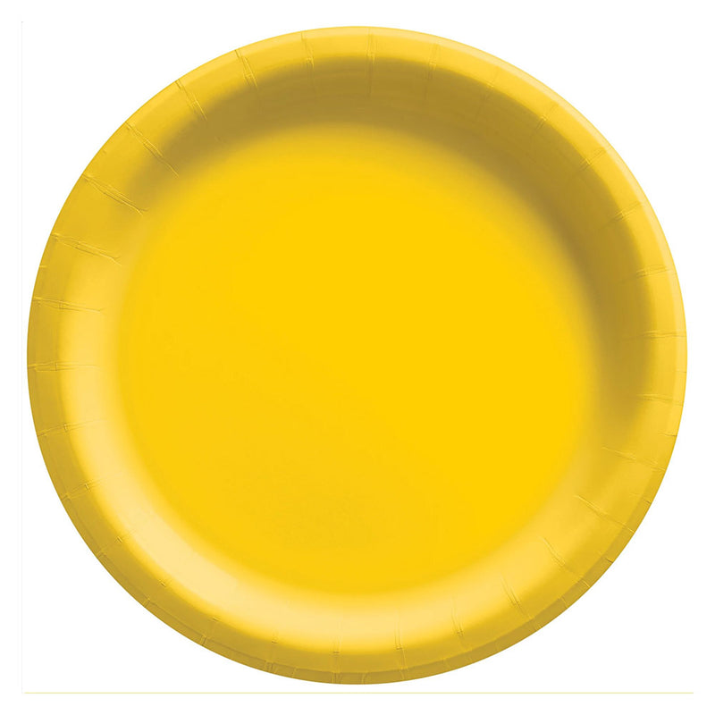 Round Paper Plates Yellow 10" (20 PACK)