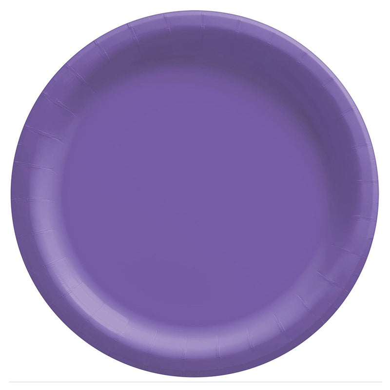 Round Paper Plates Purple 10" (20 PACK)