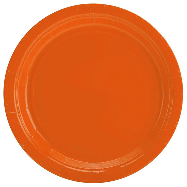 Paper Plates 10-1/2" Orange (20 PACK)