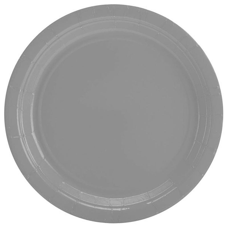 Paper Plates 10-1/2" Silver (20 PACK)