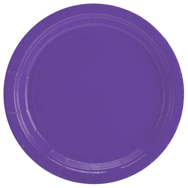 Paper Plates 10-1/2" Purple (20 PACK)