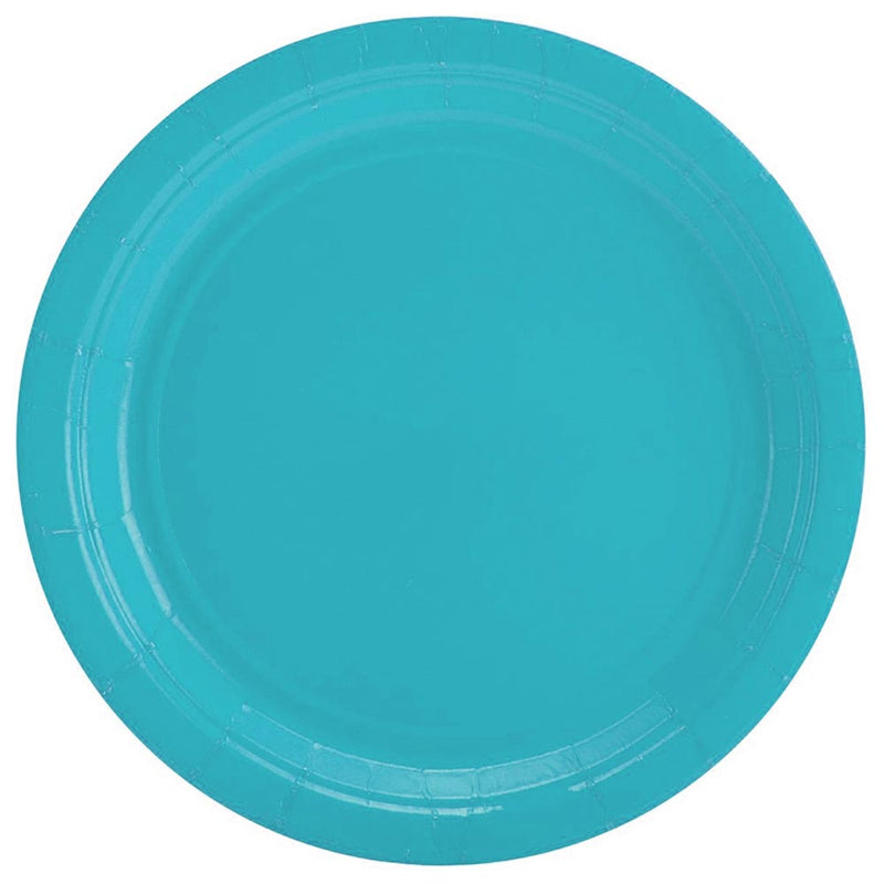 Paper Plates 10-1/2" Caribbean Blue (20 PACK)