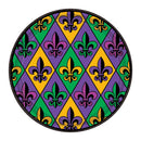 Fleur-De-Lis Plates 9" (18 PACK)