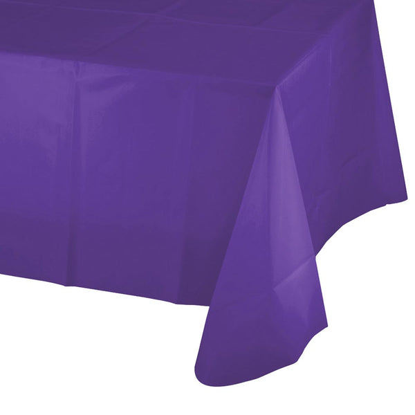 Plastic Table Cover - Purple 54" x 108"