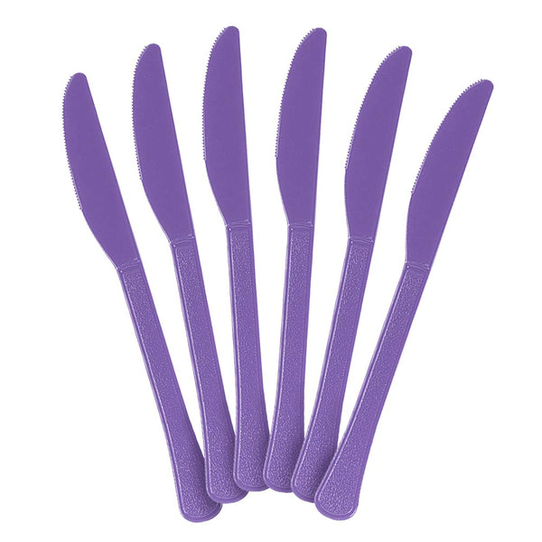 Plastic Knives - Purple (20 PACK)