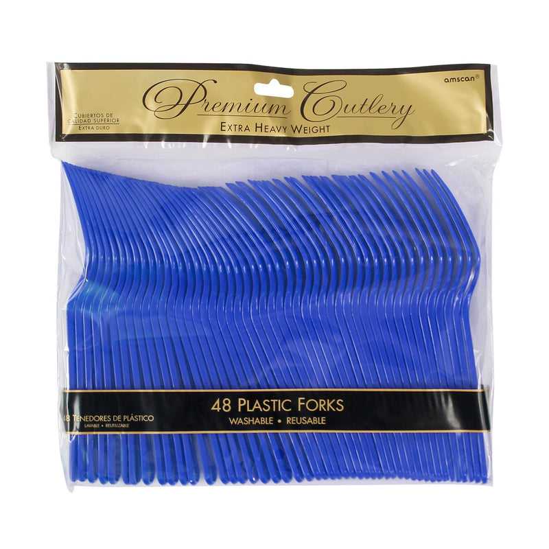 Plastic Forks - Blue