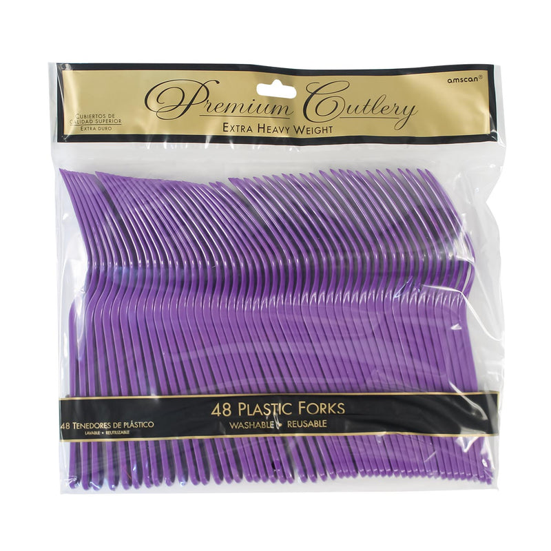 Plastic Forks - Purple