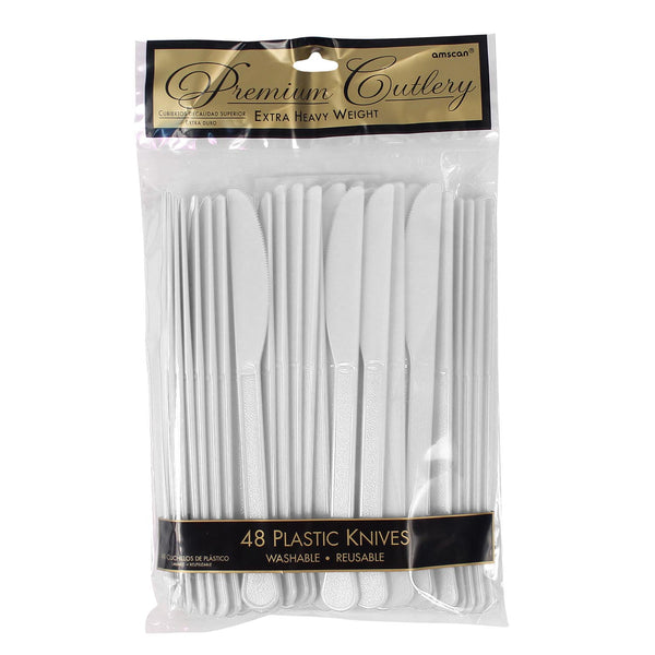 Plastic Knives - White (48 PACK)