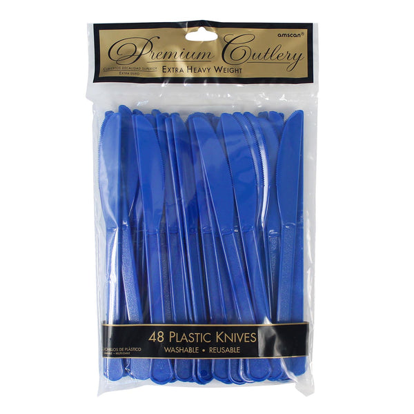 Plastic Knives - Blue (48 PACK)