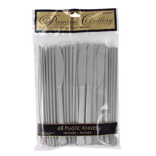 Plastic Knives - Silver (48 PACK)