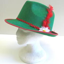 Green Alpine Hat With Feather