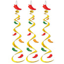 Chili Pepper Whirls 30" (3 PACK)