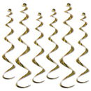 Swirl Decorations - Gold 24"-36"