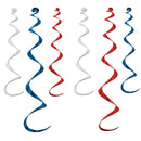 Twirly Whirlys - Red, White & Blue (6 PACK)