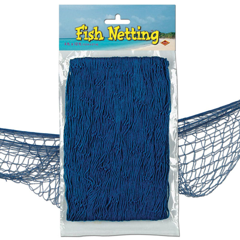 The Beistle Company Fish Netting Wall Decor, Blue The Beistle Company Fish Netting Wall Decor, Blue