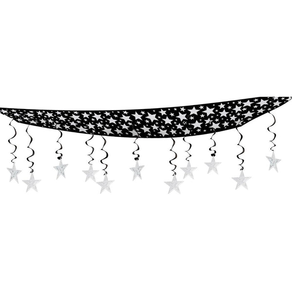 Ceiling Decor - Silver Stars