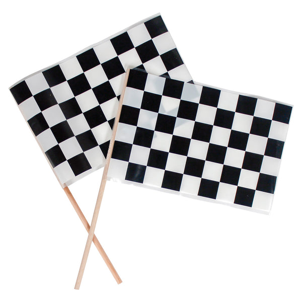 Checkered Flag 4" x 6" Plastic