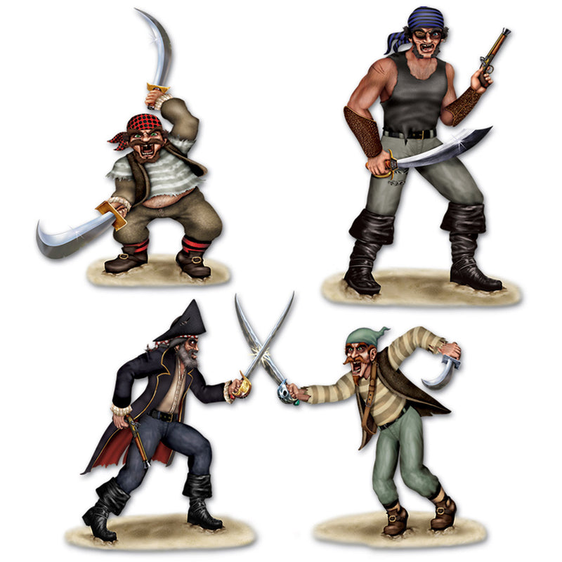 Pirate Props - Dueling Pirates & Bandits (3 PACK)