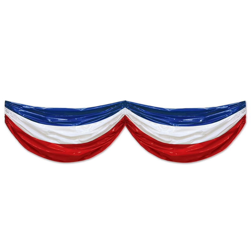 Patriotic Plastic Bunting 15'