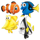 Cartoon Fish Cutouts (4 PACK)