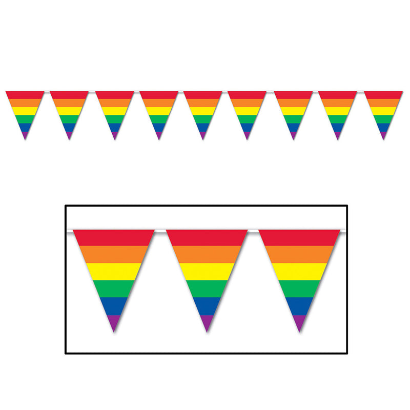 Pennant Banner - Rainbow 30'
