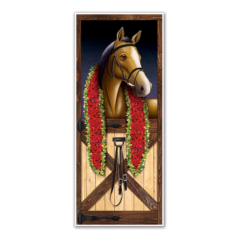 Horse Racing Door Cover 6'