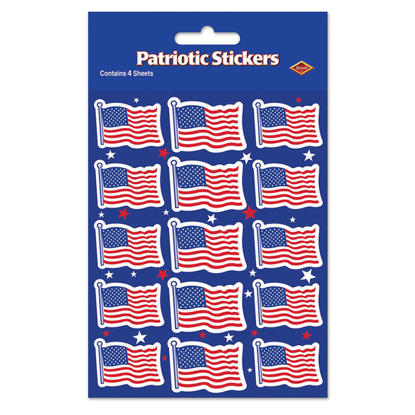 Patriotic US Flag Stickers