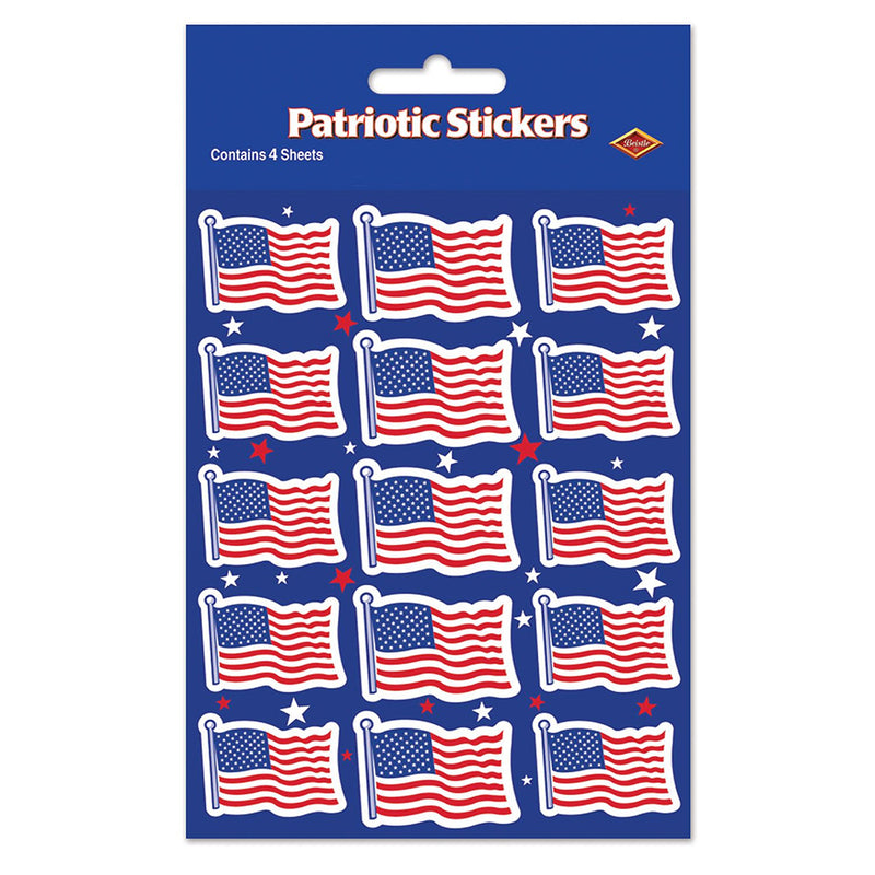 Patriotic US Flag Stickers