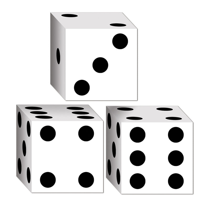 Dice Favor Boxes 3-1/4" (3 PACK)