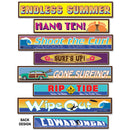 Surfer Street Signs Cutouts 24" x 4"