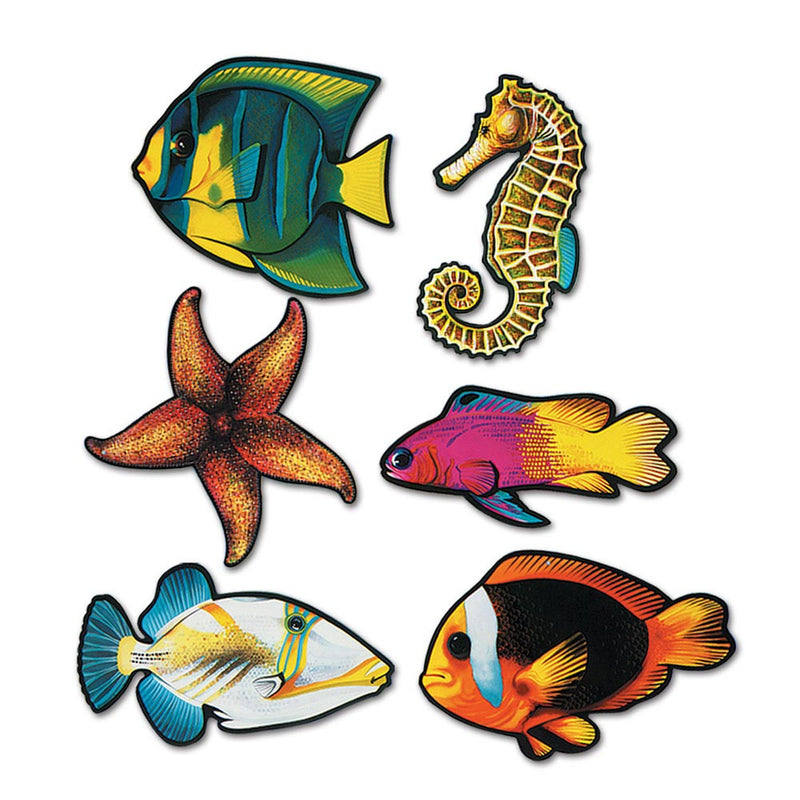 Fish Cutouts 14" - 16" (6 PACK)