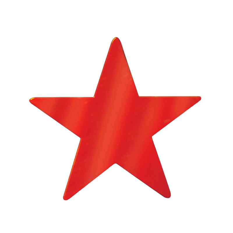 Foil Star Cutout - Red 5"