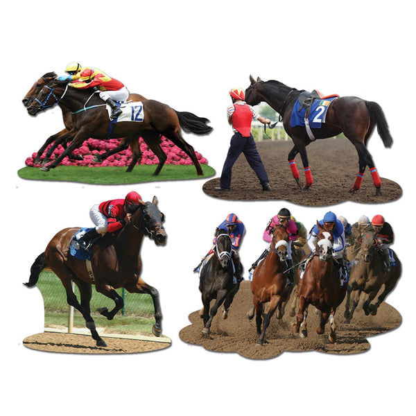 Derby Day Cutouts 14" (4 PACK)