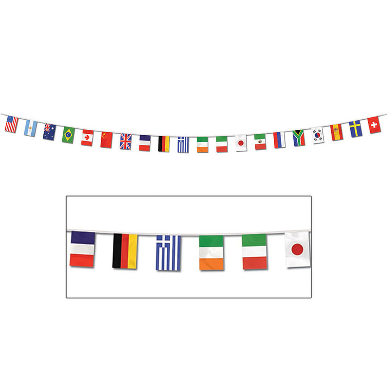 International Flag Banner 23'