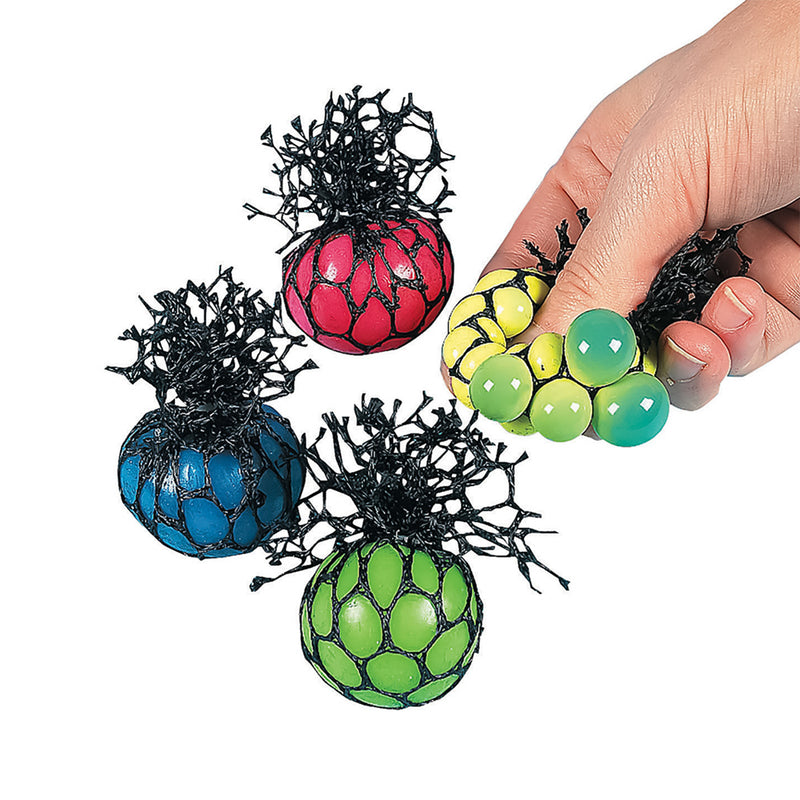 Mesh Color-Changing Mini Squeeze Balls 1-1/2" (24 PACK)