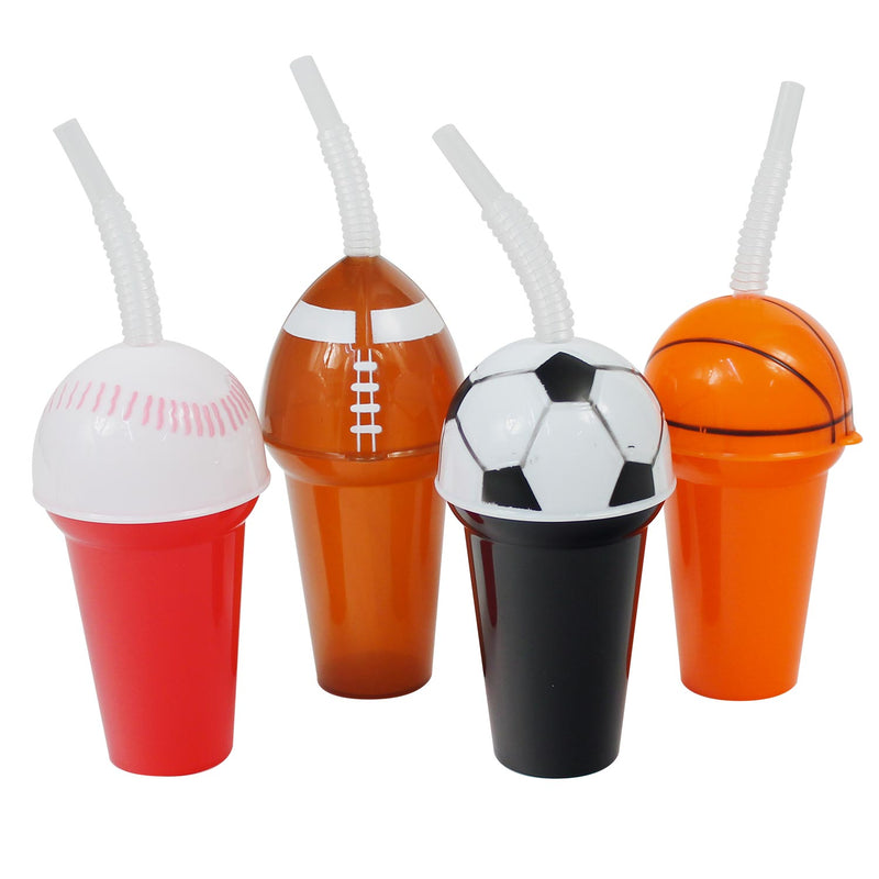 Mini Sports Cup With Straw 7 oz. (DZ)
