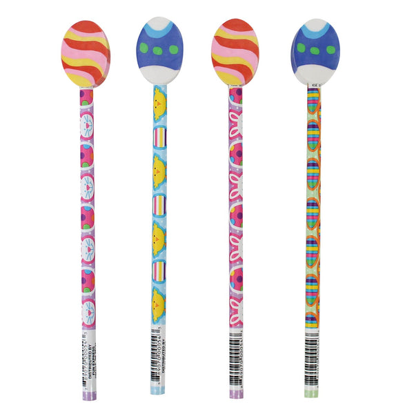 Easter Pencils with Egg Erasers (DZ)
