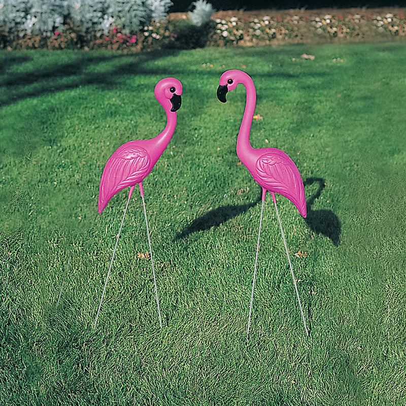 Pink Flamingo Yard Ornaments (2 PACK)