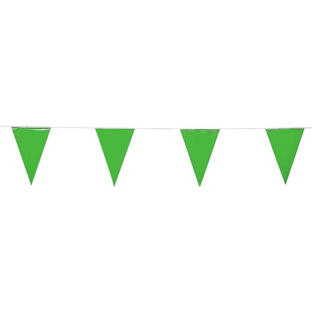 String Green Design Pennant String - Green 100' (EACH)