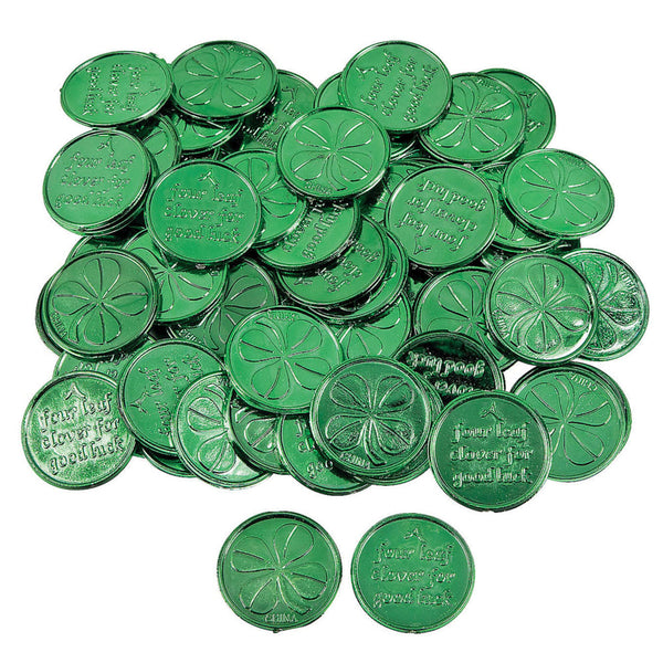 Clover Coins 1-1/2" (24 PACK)