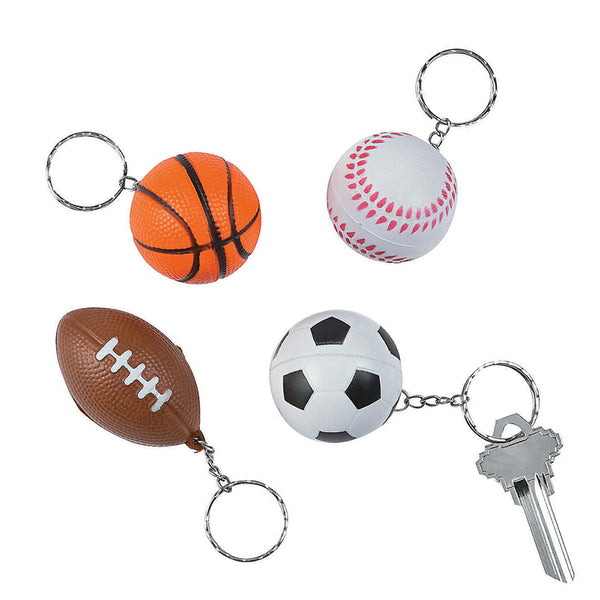 Sports Squeeze Ball Keychains (DZ)