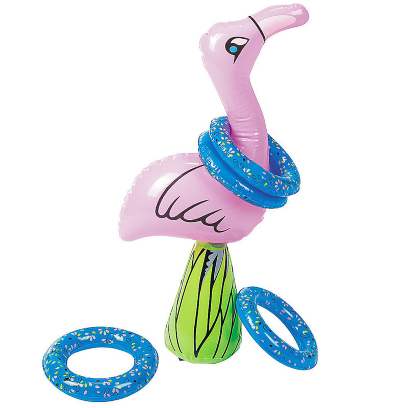 Inflate Flamingo Ring Toss Game 20"