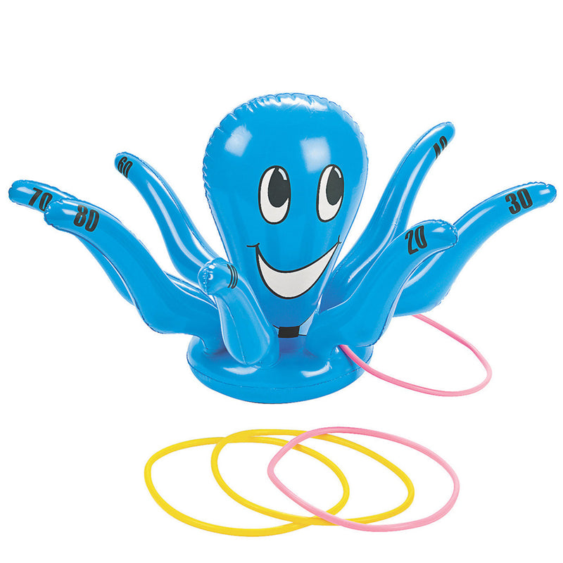 Inflate Smiling Octopus Ring Toss Game 16"