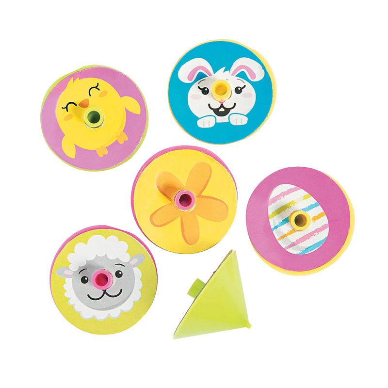 Easter Spin Tops 1-1/2" (144 PACK)