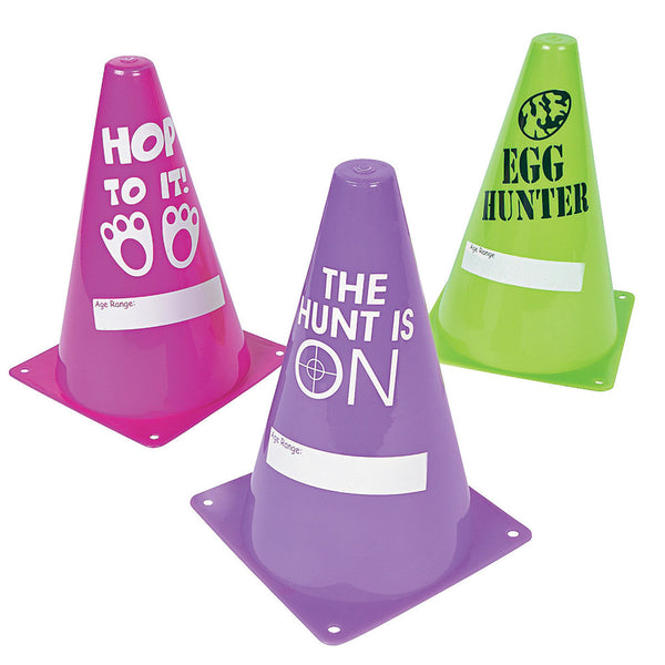 Easter Hunt Traffic Cones 8" (DZ)