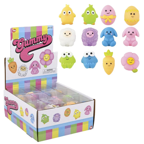 Squishy Gummy Easter Characters 1.5 (24 PACK)