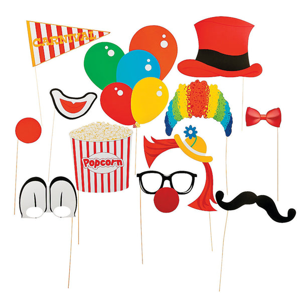 Carnival Photo Props (12 PACK)