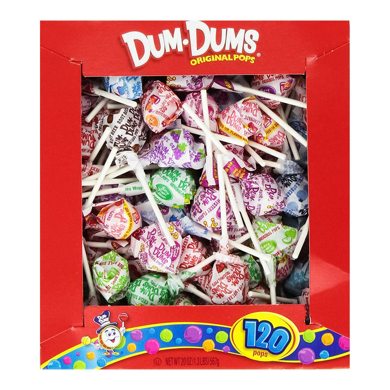 Dum-Dums Lollipops Box (120 PACK)